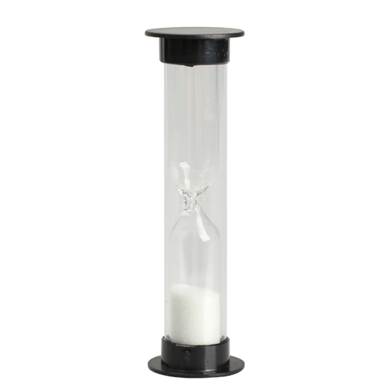 Black 1 Minute Mini Hourglass Timer 60 Seconds Home Hourglass Suitable For Regular Cooking Games Exercise etc