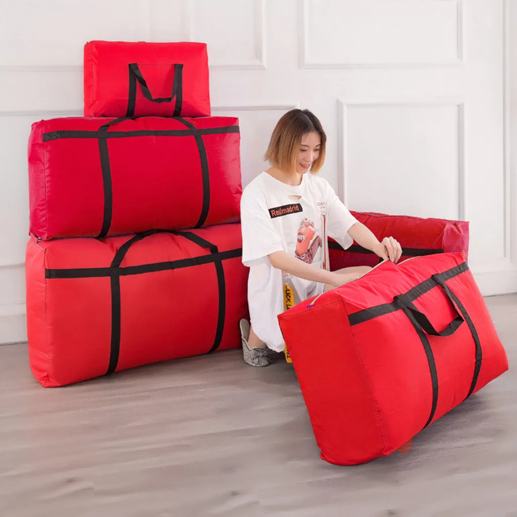 

Quilt Blanket Fabric Moving Travel Storage Bags Home Closet Wardrobe Accessorie July#27