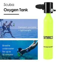 AOTU Дайвинг мини цилиндр акваланга кислородный бак бутылка Подводное дыхательное Оборудование Набор 100L емкость воздуха