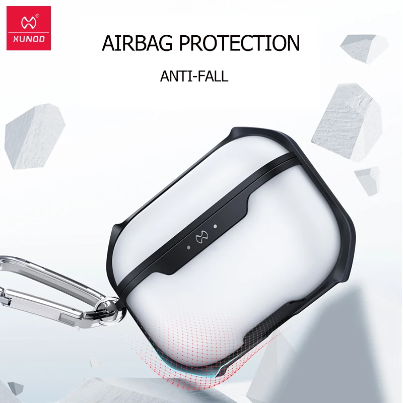 Для AirPods Pro чехол оригинальный Xundd противоударный защитный прозрачный для Airpod3 Guard