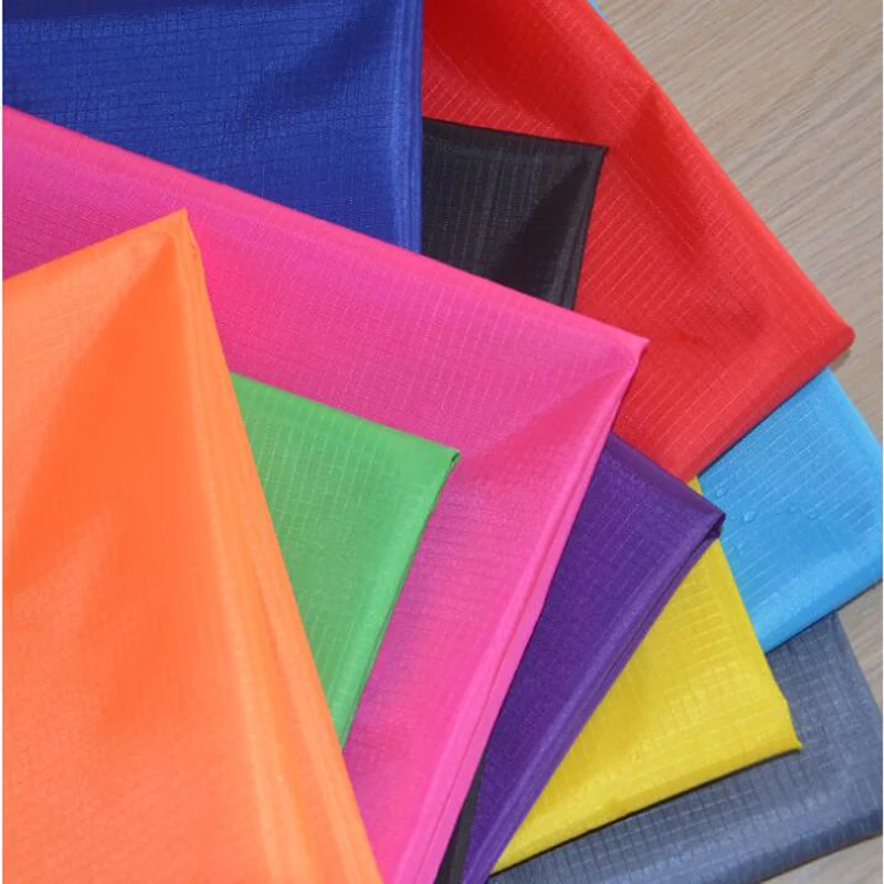 210T Thin Polyester Taffeta Fabric PU Waterproof Coated For DIY Bags Kites Tent | Дом и сад