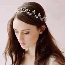 Аксессуары для волос головной убор Европа и США millet beads головной убор для невесты бисерная повязка для волос