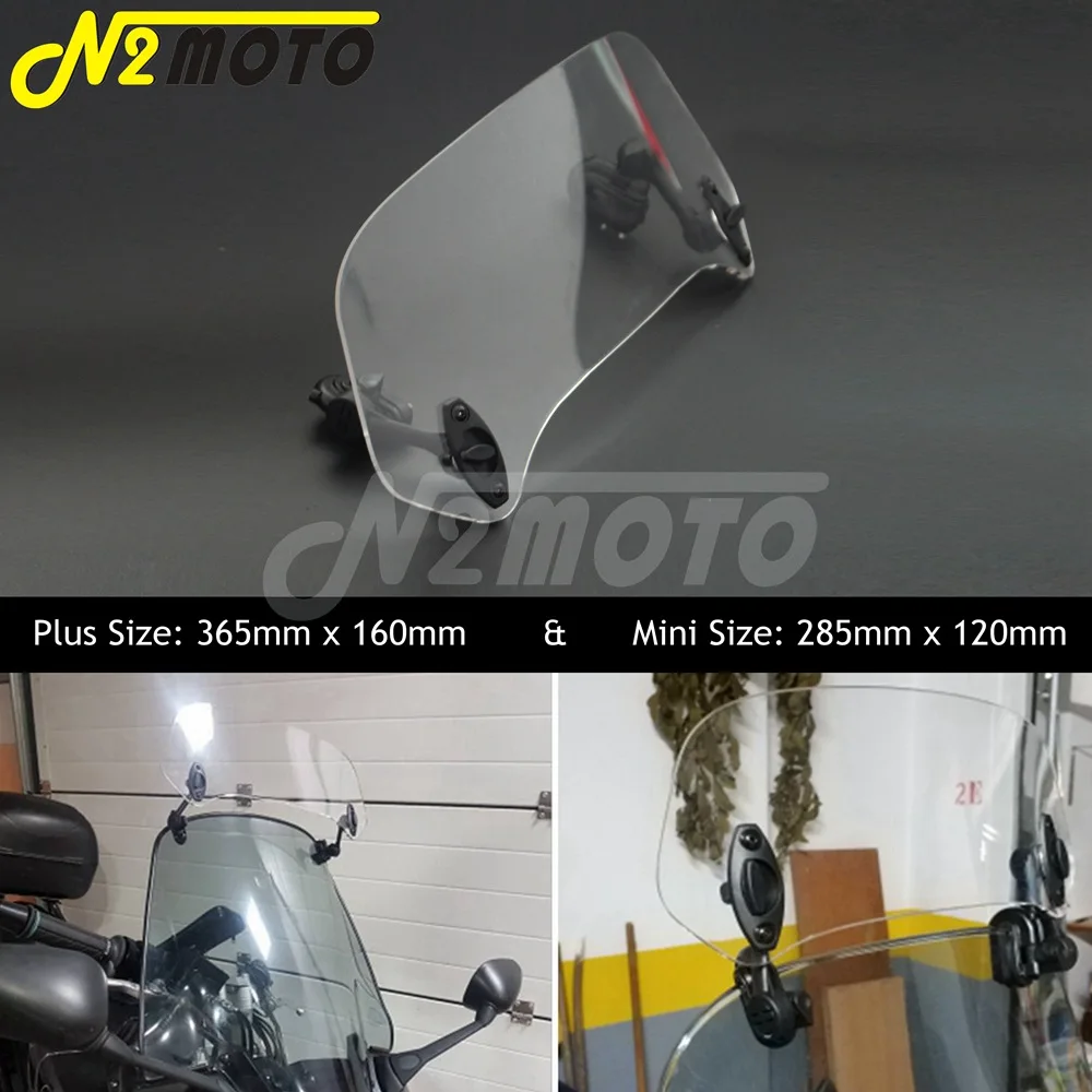 Stylishbuy Motorcycle Windshield Extension Universal Pc Windshield Widened Edging