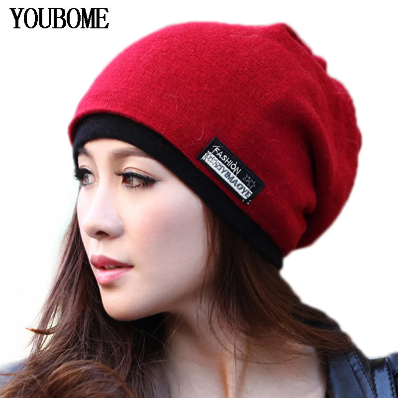 

Skullies Beanies женская зимняя вязаная шапка женские зимние шапки для женщин Дамская мешковатая теплая Модная женская шапочка для девочек 2020