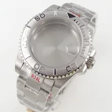 

Fit NH35 NH35A Stainless Steel High Quality 40mm Watch Case Sapphire Crystal Seeing-Through / Solid Backcover