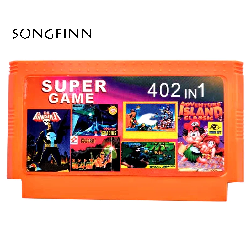 Лучший подарок картридж для игр 60 Pin Cart игровая карта 8 Bit Game Player 402 в 1 | Электроника