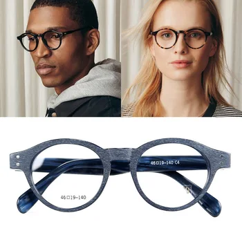 

Feishini Men Computer Glasses Frame Women Vintage Anti Blue Rays Radiation Korea Acetate Glasses Frames Optical Oval Eyewear