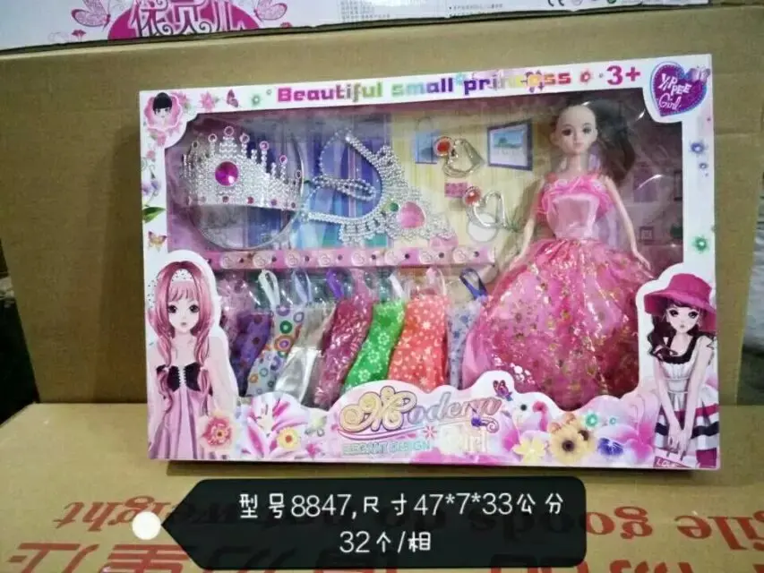 Кукла Барби 8847 Huanyi Кукла Барби игровой дом игрушки Детская игрушка смешанная партия