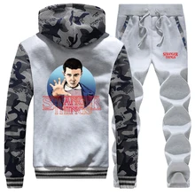 ^#Cheap Stranger Things Sweatshirt Winter Warm Suit Men Jacket+Pant 2PCS Sets Men Thick Fleece Hoodies Mens Hip Hop Tracksuit oversized ^#Cheap Stranger Things Sweatshirt Winter Warm Suit Men Jacket+Pant 2PCS Sets Men Thick Fleece Hoodies Mens Hip Hop Tracksuit oversized