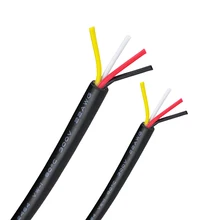 2464 оболочка провода 4 ядра 28,26, 24,22, 20,18, 16AWG через экструдирование производства ПВХ сигнальная линия управления с оловянной медью 10 м