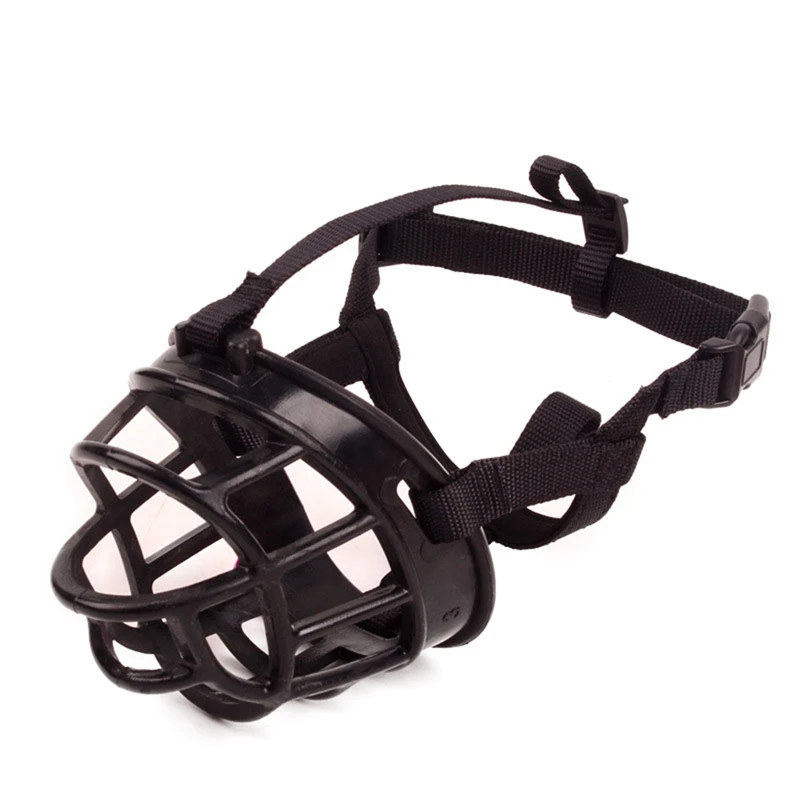 Pet Muzzle Training Safety Mouth Covers Basket Masks Breathable Adjustable Anti Bite Dog Muzzle