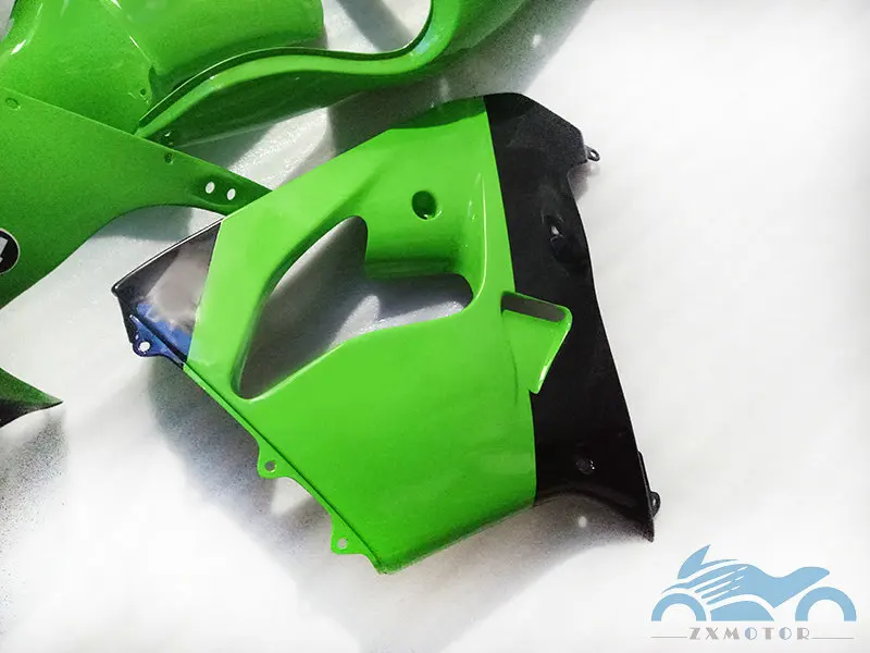 Высококачественный комплект обтекателей для Kawasaki Ninja 1998 1999 ZX9R ABS пластиковые мотоциклетные спортивные обтекатели комплект 98 99 ZX-9R зеленый черный комплект