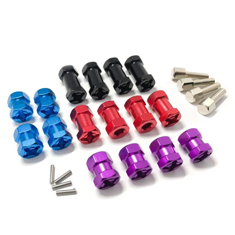 Hub-Drive Adaptor Combiner-Coupler Extension Wheel Rc Crawler Axial Scx10 Aluminum 12mm Hex