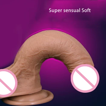 Skin feeling Realistic Dildo soft dildos anal Huge Big Penis With Suction Cup Sex Toys for Woman Strapon Female ass Masturbation 1