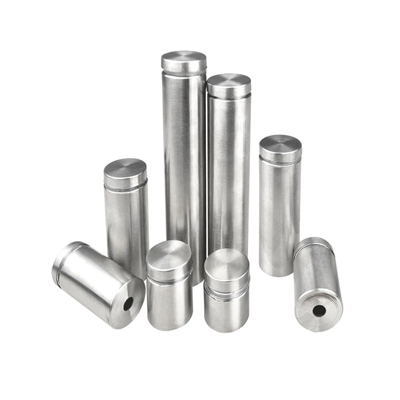 Glass Standoff Mount Stainless Steel Wall Standoff Holder Advertising Nails 8 Pcs Screws Aliexpress
