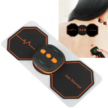 

Massage EMS Rechargeable Wireless Cervical Vertebra Massager Neck Waist Massage Sticker Device Body Relax