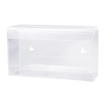 

Clear Disposable Gloves Storage Box Transparent Wall Mounted Dispenser Organizer Case