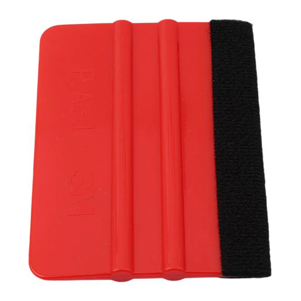 Soft Plastic Scraper Felt Edge Squeegee Board for Car Vinyl Application Wrap Tool Scraper Decal Applicator Sticker Tool
