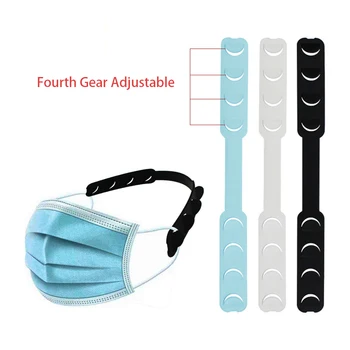 

100pcs Fourth Gear Adjustable Anti-slip Mask Ear Grips Extension Hook Face Masks Buckle Holder Accessories