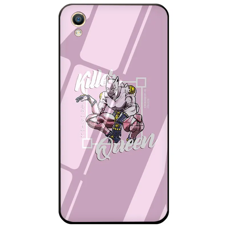 EWAU аниме JoJo убийца queen закаленное Стекло чехол для телефона чехол для OPPO A7 A5s AX7 AX5s A37 A77 A7X F3 F5 F7 F9 F11 Pro - Цвет: G7