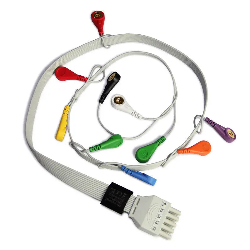 

ECG Cable 10 lead ECG/EKG Holter Cable for CONTEC TLC5000 TLC6000 Dynamic ECG holter,NEW