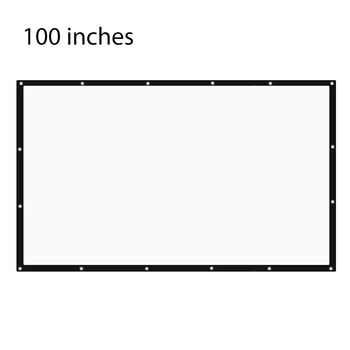 

100 Inch 16:9 Folding Projection Screen High Brightness Lightweight Suitable For Home Theater Meetings Exhibitions Conventions