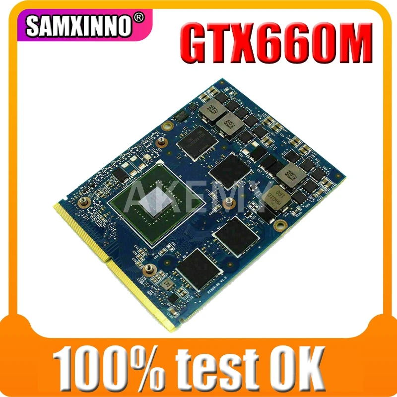 SAMXINNO для nVIDIA GTX 660M GTX660M N13E-GE-A2 2GB GDDR5 MXM 3.0B видеокарта ноутбука Dell M15X M17X M18X |