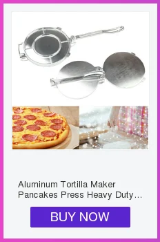 2 цвета Tortilla чайник сковорода сверхмощный Ресторан промышленный алюминиевый приспособление для приготовления пирогов пресс инструмент бытовой техники часть