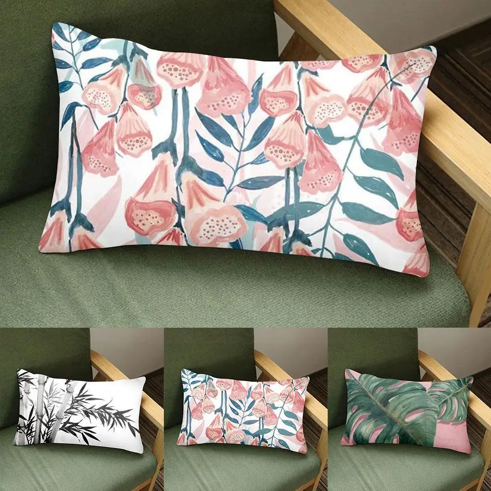 50*30cm Cushion Decorative Pillowcase Pillow Printed Waist Geometric Home Sofa Throw | Дом и сад