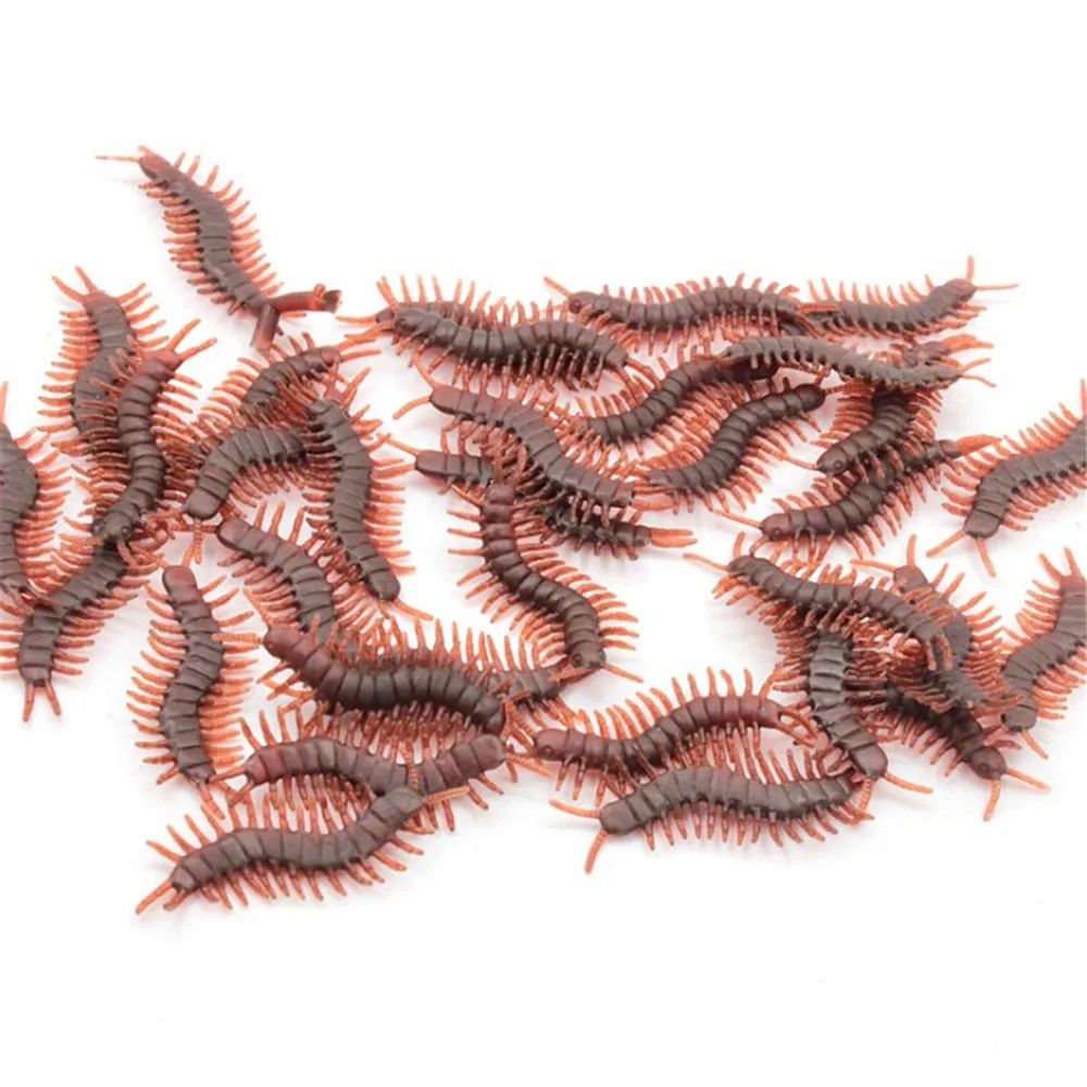 

10Pcs Funny Toys Fake Cockroach Flies Centipede Halloween Decoration Joke Prank Maker Fun Novelty Simulation False Cockroach Toy