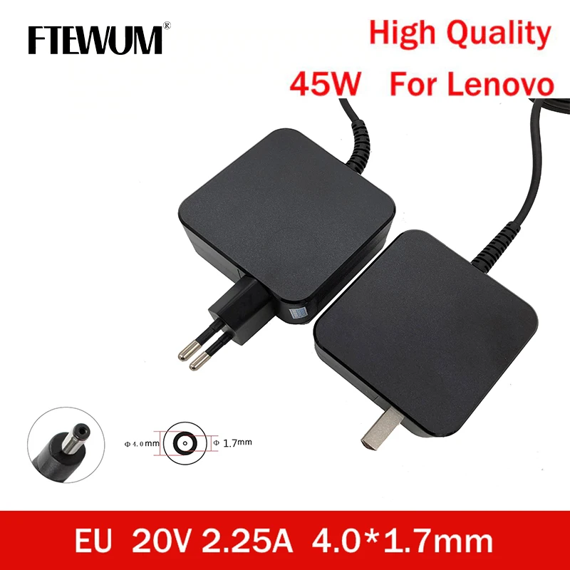 20V 2.25A 4 0*1 7 45 Вт адаптер для ноутбуков зарядное устройство Lenovo yoga 310 510 520 чехол