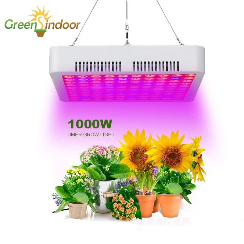 1000W LED Grow Light Timer Phyto Lamp Full Spectrum Lights For Plant