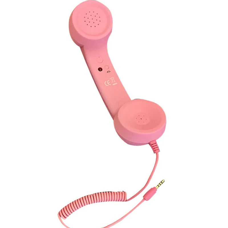 Cell Phone Handset Retro Telephone Handset Adjustable Volume Receivers