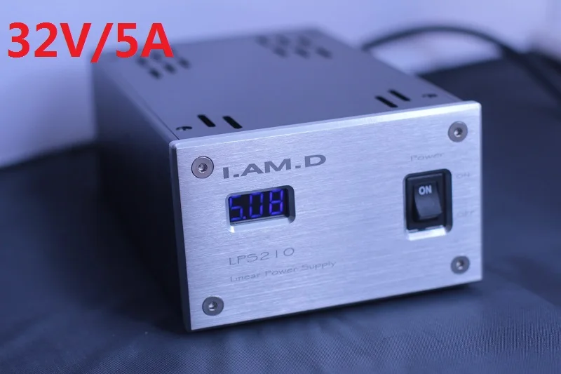 2020 New I.AM.D LPS210 Linear Power Supply For Full Digital Audio Amplifier Output DC24V-32V/5A+USB DC5V/2A Input AC110V/230V pre amp Audio Amplifier Boards