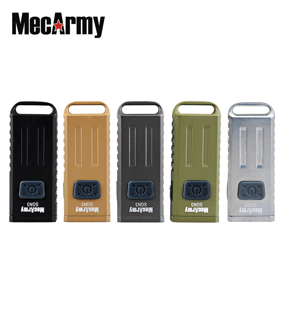 MecArmy SGN3 мини USB Перезаряжаемые вспышка светильник белый/красный/УФ XP G2