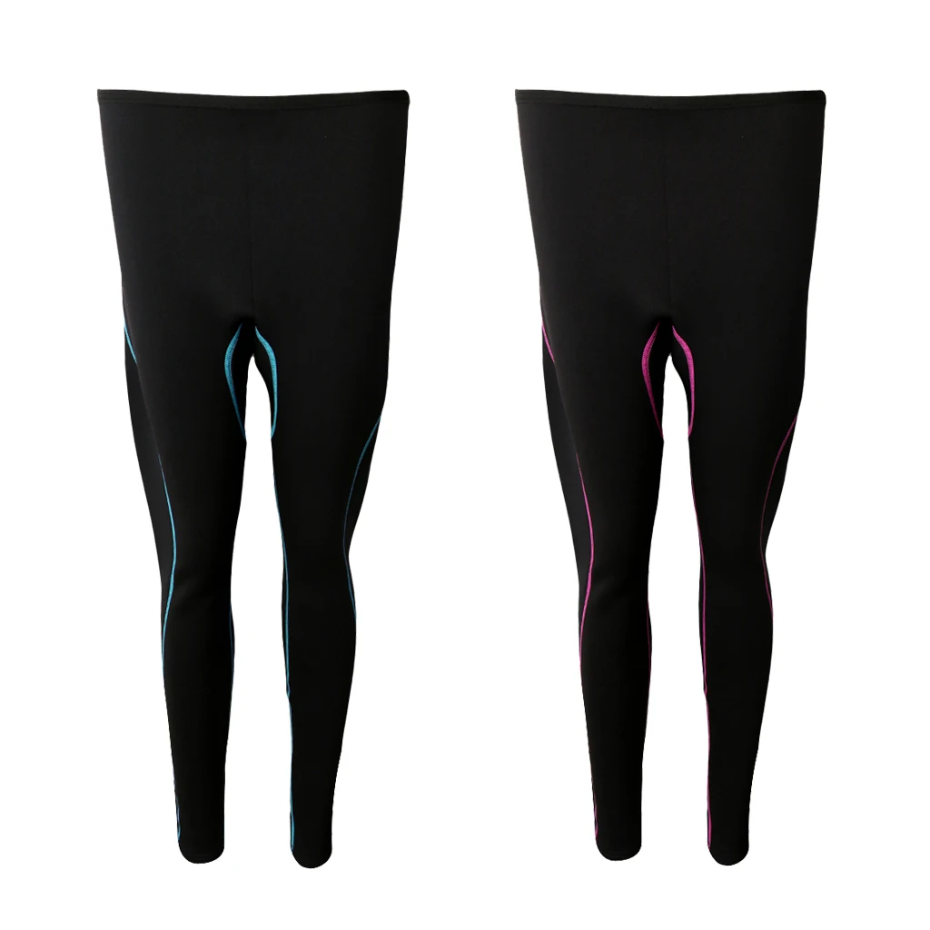 

3mm Stretch Neoprene Wetsuit Long Pants Surf Surfing Diving Small-XL Women Diving Pants for Water Sports