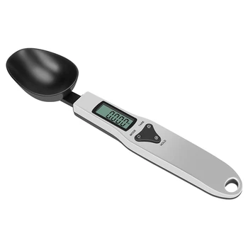 

Kitchen Measuring Spoons Electronic Weighted Spoon, Food Scales Digital Weight Grams, Measuring Scoops 300G/0.1G Spoon