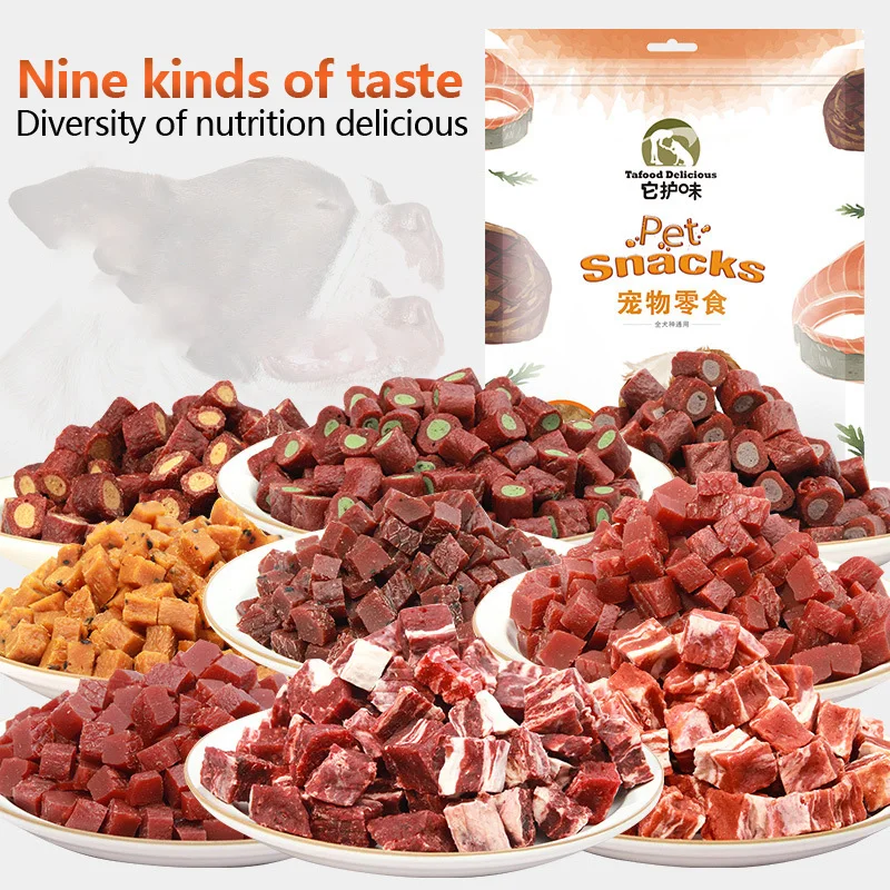 500g Pet Dog Snacks Gift Package Healthy Pet Food Chicken Duck Beef Grinding Teeth Training