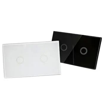 

LED Light Touch Switch for Bulb US Standard Smart Home Wall Panel 1/2/3 Gang