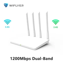 Wifly– routeur Wifi double bande WE2805AC A Mbps 4G LTE, Gigabit, sans fil, avec emplacement pour carte SIM, à domicile