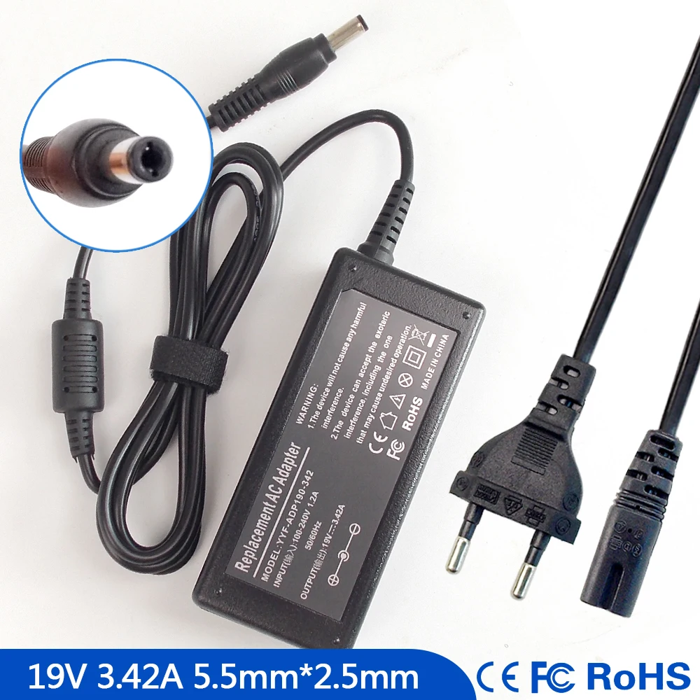 19V 3.42A Notebook Ac Adapter Charger for Asus R510CC-XO1203H R510CC-XO1292H U2E-A1B R556LJ-XO163D-8 R556LJ-XO163H | Компьютеры и офис
