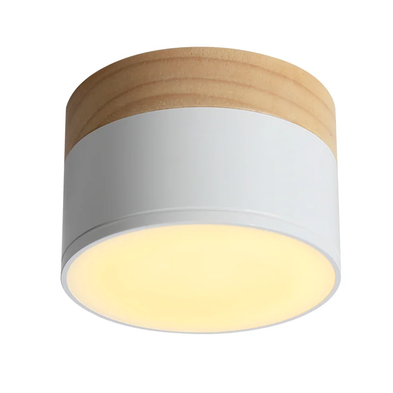 

Led Ceiling Spotlight 5W Wooden Downlight Life Light Nordic Kitchen Hallway Bathroom Lamp