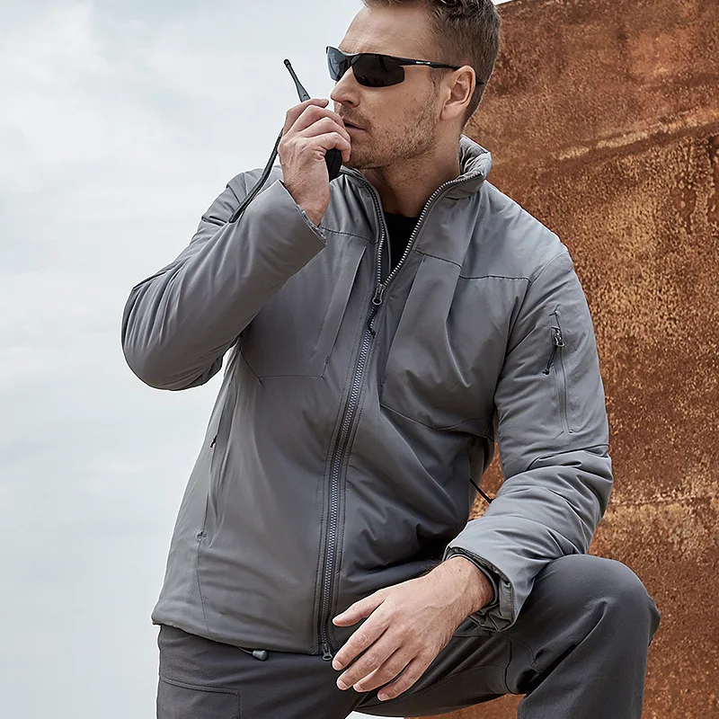Купить Outdoor Training Waterproof Warm Lightweight Tactical Jacket Winter Climbing Hunting Hiking Sports Windproof Thermal Cotton Coat  Спорт и | Походные куртки (32957735809)