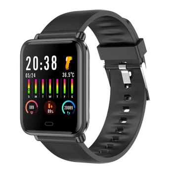 

Q9T Sports Smartwatch Body Temperature Measure Custom Watch Face Smart Watch Men Women Heart Rate Bracelet For Android IOS PK P9