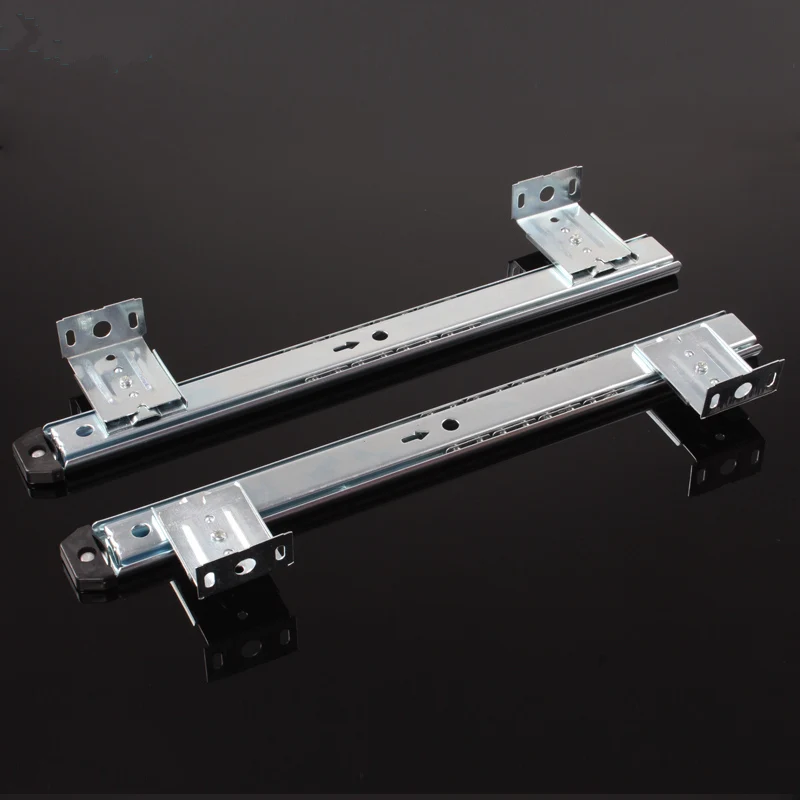 2 pcs engrossar corredicas de gaveta teclado 04