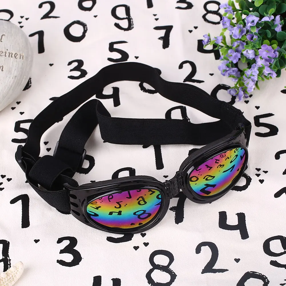 Pet Dog Goggles Sunglasses Foldable Elastic Sun Glasses Eye Wear Eye Protection