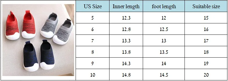 Весенне-Осенняя детская трикотажная обувь для девочек и мальчиков, эластичная, низкая, повседневная, нескользящая, мягкая подошва, детская обувь для детей 1-2-3 лет