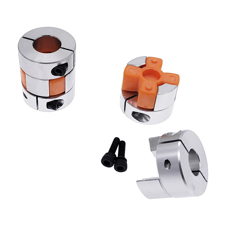 Flexible Coupling Shaft Coupler Shaft Connector D25L30 6.35/8/9.5/10/12mm Plum Coupling stepper motor shaft coupler Flexible Jaw Spider Shaft Coupler