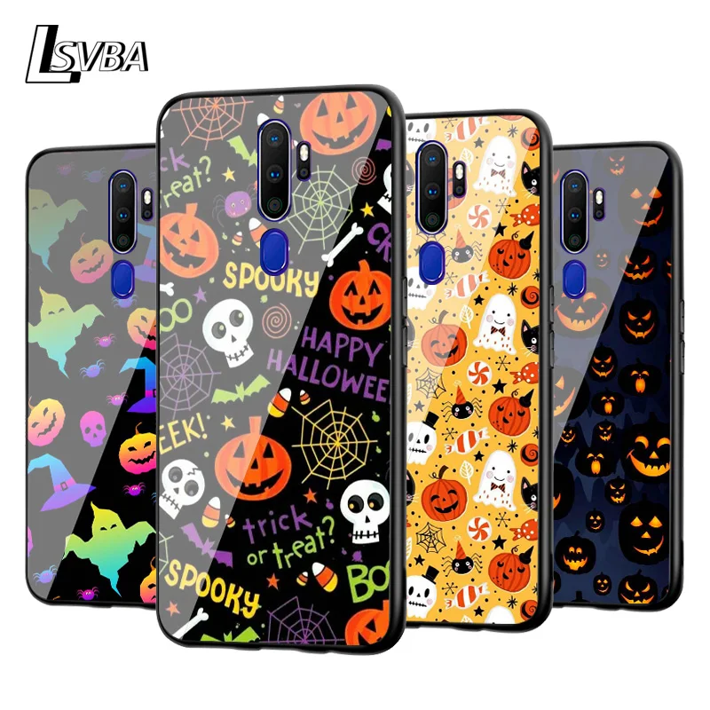 

Halloween style Art For OPPO Reno 4 3 ACE A9 A5 F15 Realme C2 K5 K3 R17 R15 Pro 4G 5G 2020 Soft Phone Case