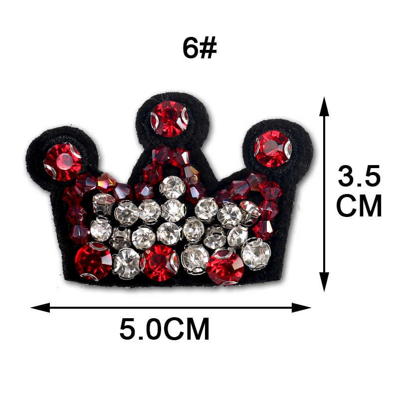 Кленовый лист Корона блесток вышитые патчи для платья патч полосы для одежды значки аппликации термонаклейки на одежду - Цвет: 6